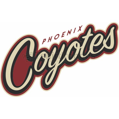 Phoenix Coyotes T-shirts Iron On Transfers N288 - Click Image to Close